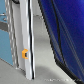 Flexible rapid self-repairing roll-up door